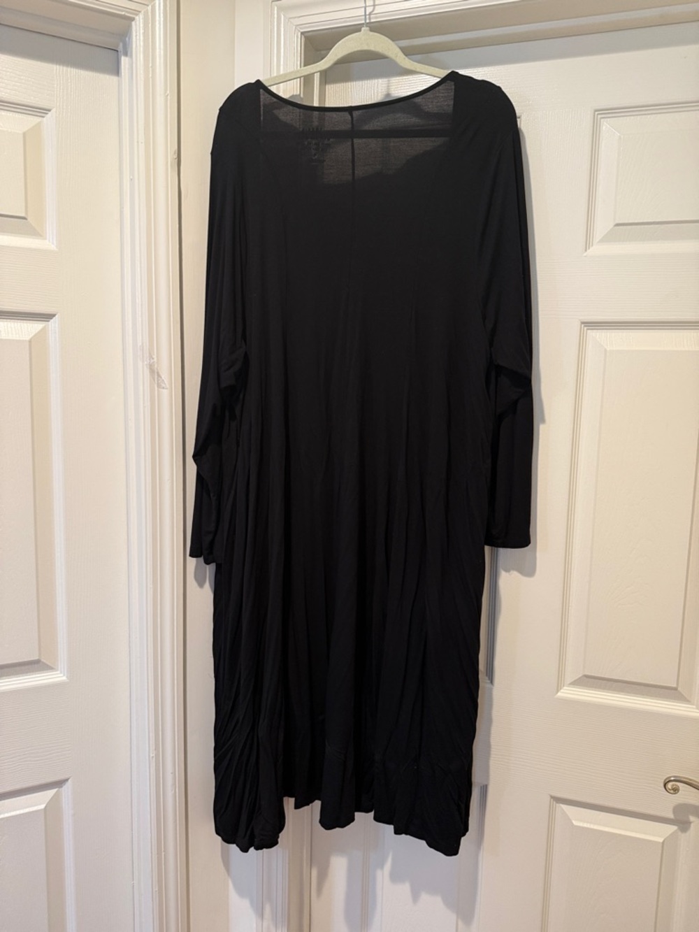NWOT Torrid Duster Super Soft Collection Spring Open Front 4X Black Long-Sleeve - Picture 7 of 14